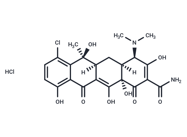 4-epi-Chlortetracycline (hydrochloride) Chemical Structure