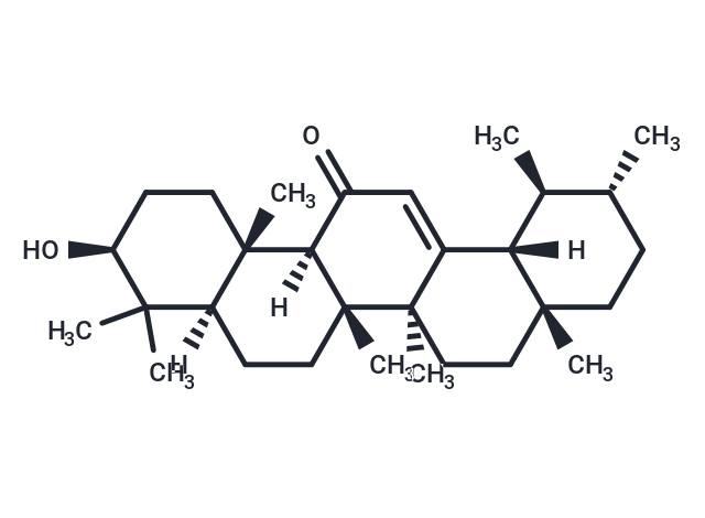 11-oxo-alpha-amyrin Chemical Structure