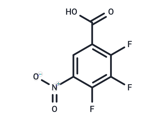 2,3,4-Trifluoro-5-Nitro-Benzoic Acid Chemical Structure
