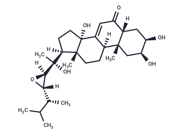Polyporusterone C Chemical Structure
