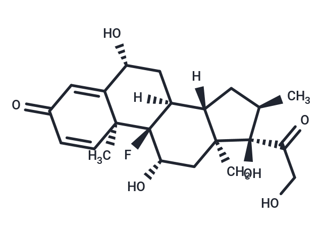 6β-hydroxy Dexamethasone Chemical Structure