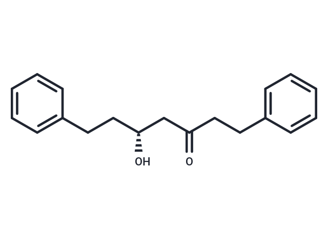(R)-5-Hydroxy-1,7-diphenylheptan-3-one Chemical Structure