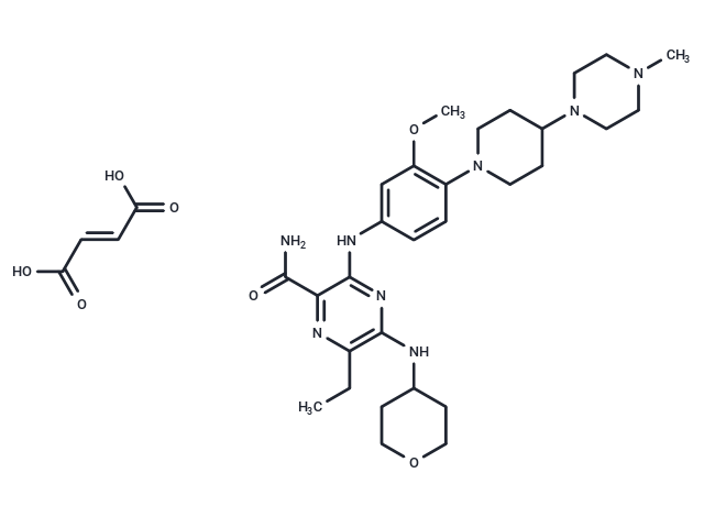 Gilteritinib hemifumarate Chemical Structure