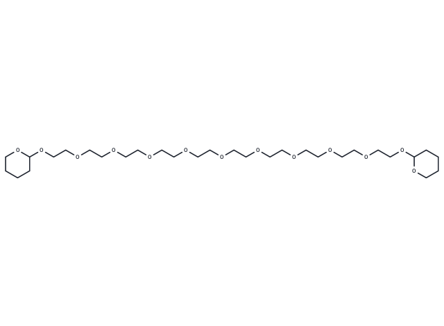 THP-PEG10-THP Chemical Structure