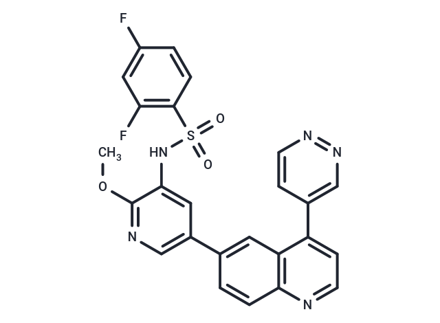 Omipalisib Chemical Structure
