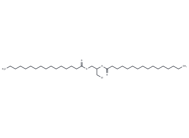 rac-1,2-bis-Palmitoyl-3-chloropropanediol Chemical Structure