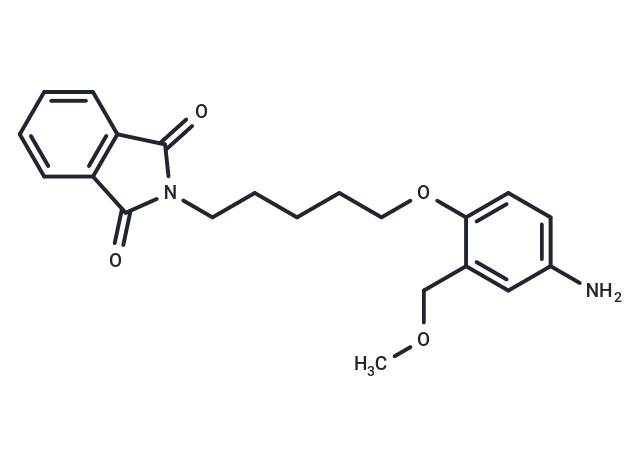 Phthalimide, N-(5-(4-amino-alpha-methoxy-o-tolyloxy)pentyl)- Chemical Structure