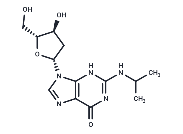 2’-Deoxy-N2-isopropyl guanosine Chemical Structure