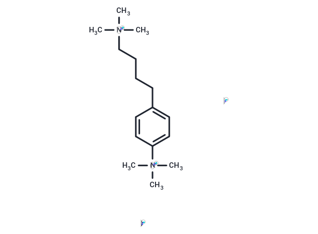 Ammonium, (4-(p-trimethylammoniophenyl)butyl)trimethyl-, diiodide Chemical Structure