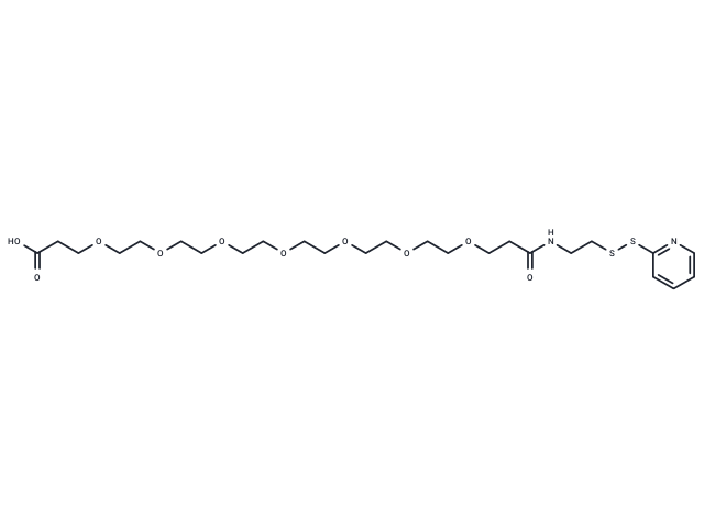 SPDP-PEG7-acid Chemical Structure