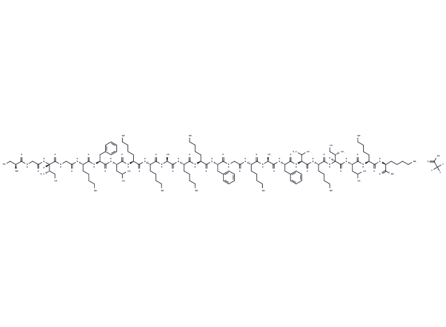 Cys-Pexiganan TFA Chemical Structure