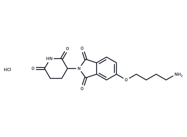 Thalidomide-5-O-C4-NH2 hydrochloride Chemical Structure