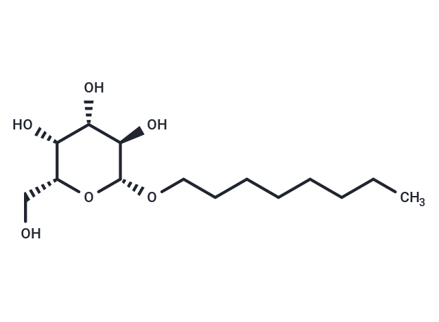 n-Octyl-β-D-Galactopyranoside Chemical Structure