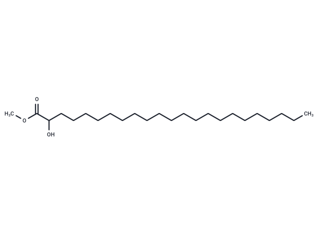 2-hydroxy Tricosanoic Acid methyl ester Chemical Structure