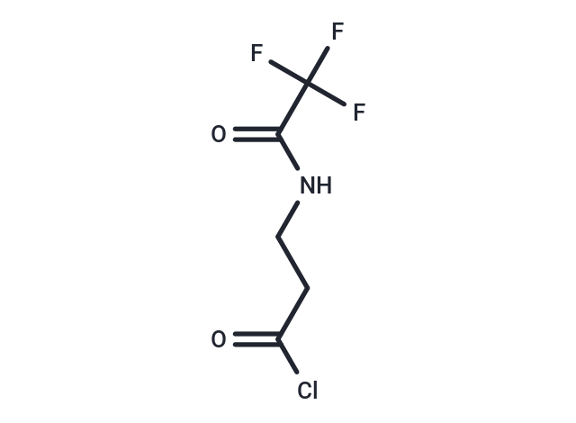N-trifluoroacetyl-β-alanyl chloride Chemical Structure