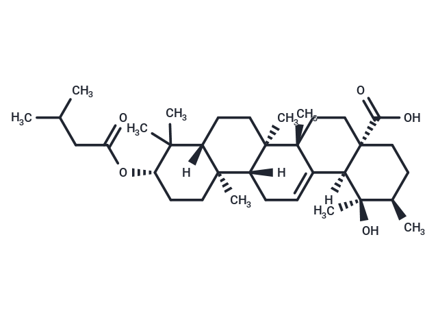 Lantaiursolic acid Chemical Structure