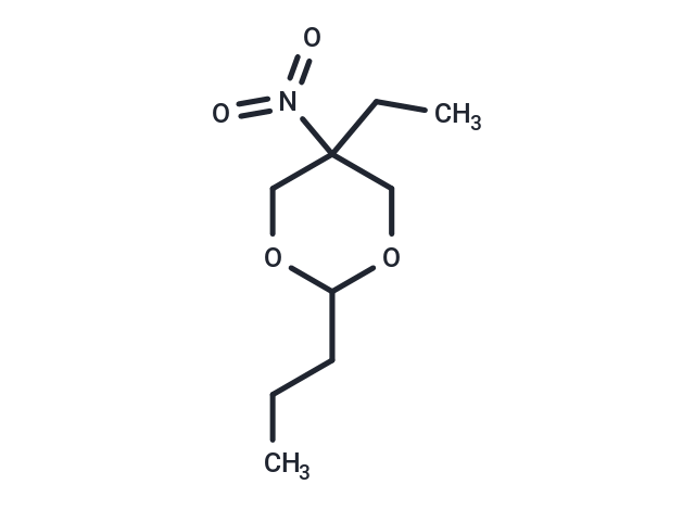 m-Dioxane, 5-ethyl-5-nitro-2-propyl- Chemical Structure