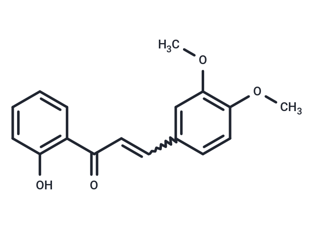 2'-Hydroxy-3,4-dimethoxychalcone Chemical Structure