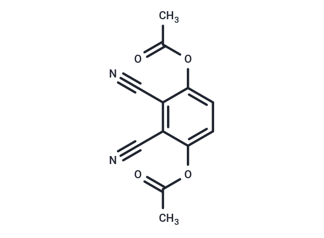 3,6-diacetoxy Phthalonitrile Chemical Structure