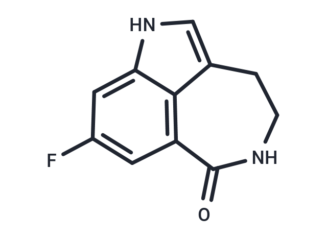 8-Fluoro-1,3,4,5-tetrahydro-6H-azepino[5,4,3-cd]indol-6-one Chemical Structure