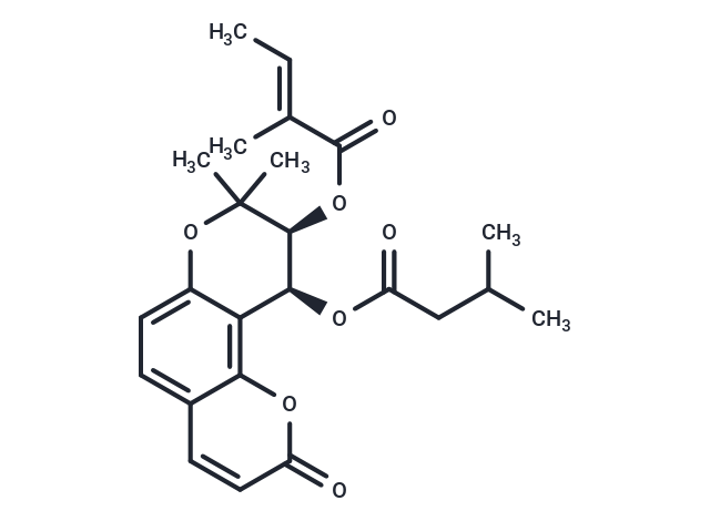 (+)- Praeruptorin C Chemical Structure