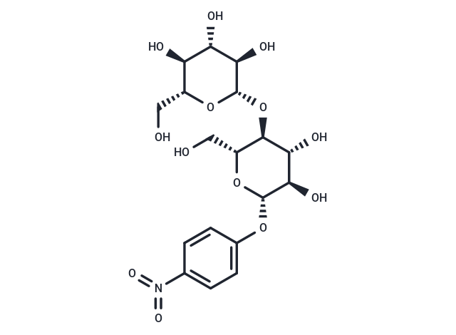 4-Nitrophenyl β-D-Cellobioside Chemical Structure