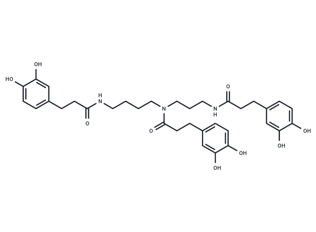 Tris(dihydrocaffeoyl)spermidine Chemical Structure