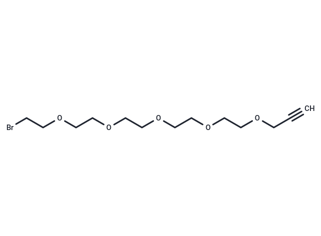 Propargyl-PEG5-Br Chemical Structure