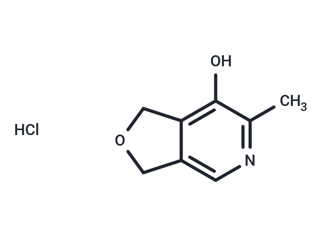 6-Methyl-1,3-dihydrofuro[3,4-c]pyridin-7-ol hydrochloride Chemical Structure