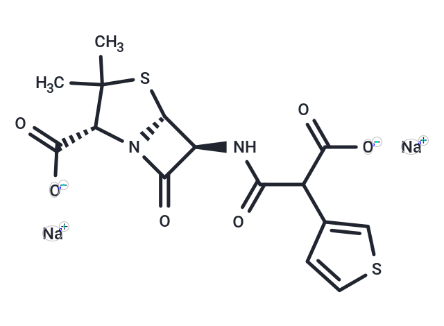 Ticarcillin disodium Chemical Structure