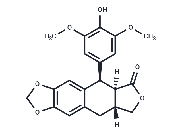 4-Demethyldeoxypodophyllotoxin Chemical Structure