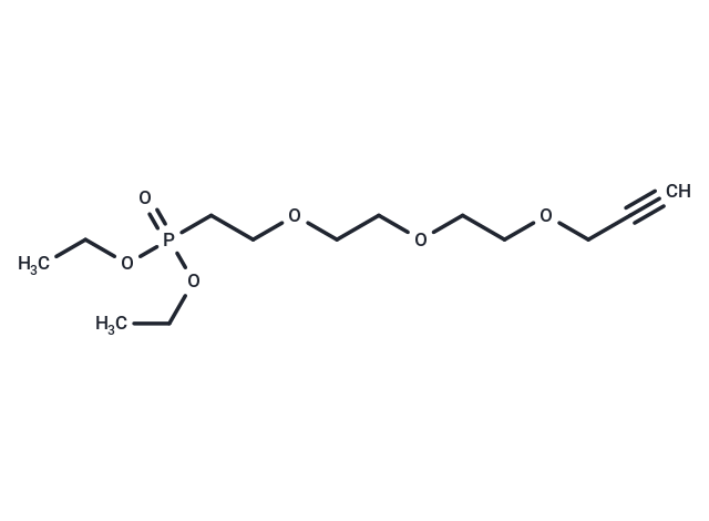Propargyl-PEG3-phosphonic acid diethyl ester Chemical Structure