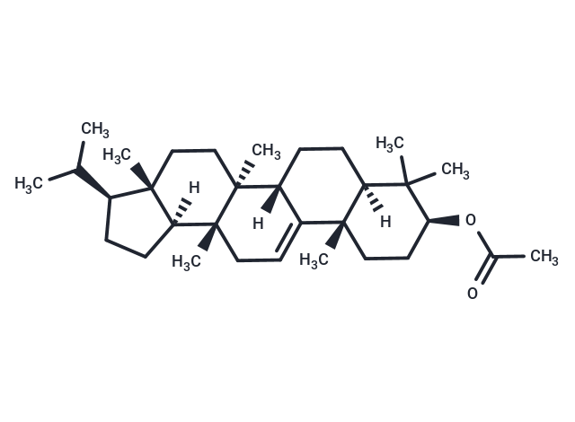Isoarborinol acetate Chemical Structure