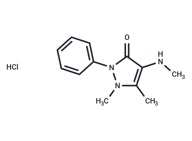 TargetMol Chemical Structure 4-Methylamino antipyrine hydrochloride