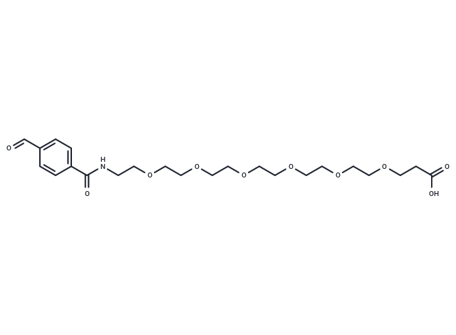 Ald-Ph-PEG6-acid Chemical Structure