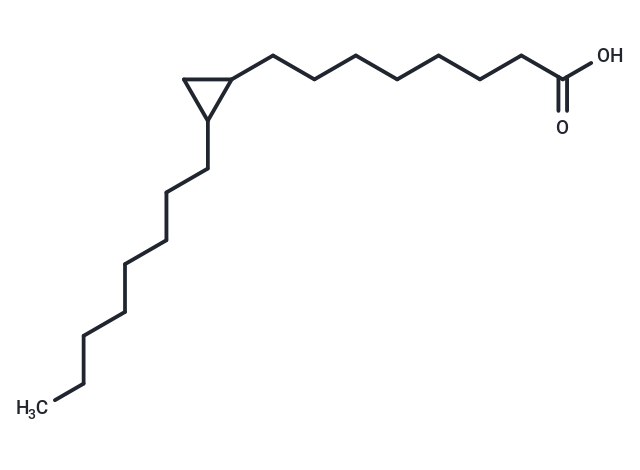 9,10-Methyleneoctadecanoic acid Chemical Structure