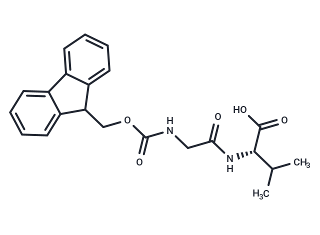 N-Fmoc-glycyl-L-valine Chemical Structure