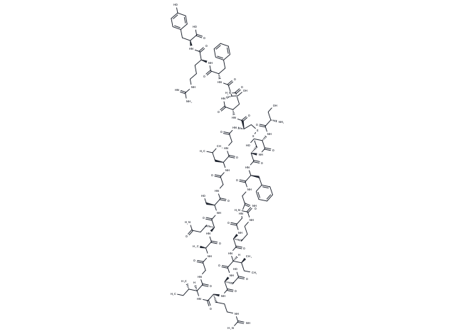 Atriopeptin III (rat) Chemical Structure