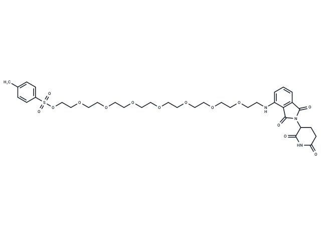 Thalidomide-NH-PEG8-Ts Chemical Structure