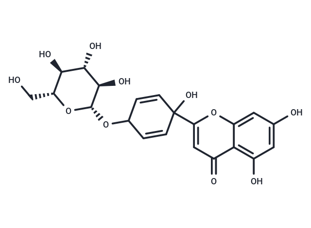 Protoapigenin 4′-O-β-D-glucoside Chemical Structure