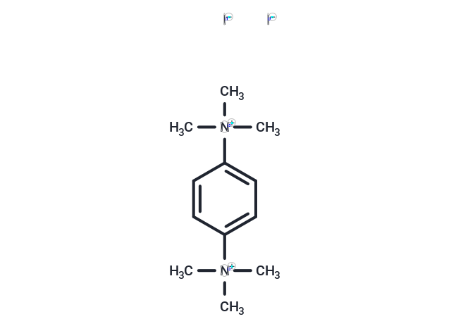 Ammonium, p-phenylenebis(trimethyl-, diiodide Chemical Structure