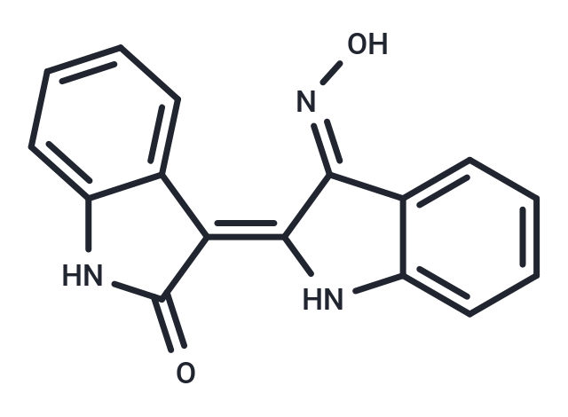 Indirubin-3′-oxime Chemical Structure