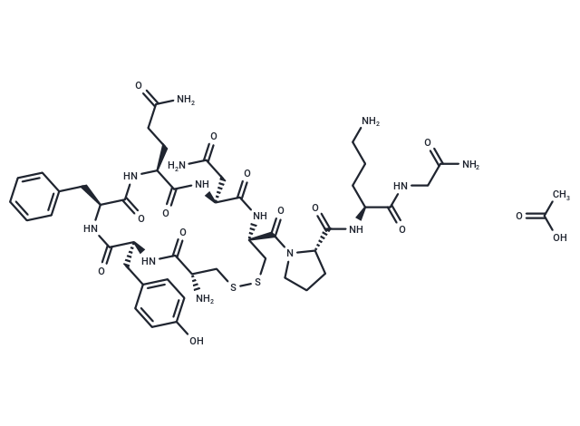 Ornipressin Acetate（3397-23-7，free） Chemical Structure