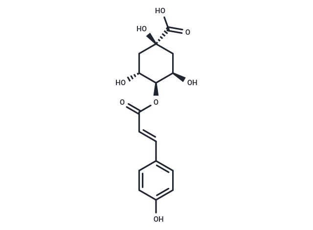 TargetMol Chemical Structure 4-O-p-Coumaroylquinic acid