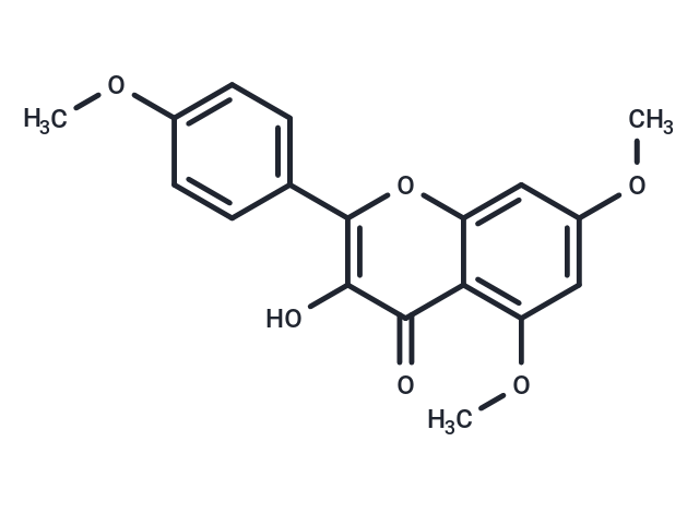 Kaempferol 5,7,4'-trimethyl ether Chemical Structure