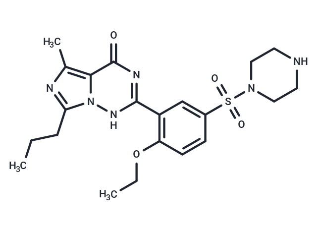N-Desethyl Vardenafil Chemical Structure