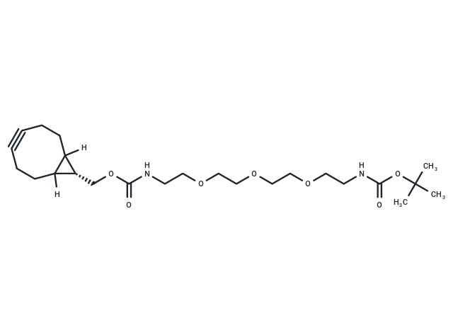 endo-BCN-PEG3-NH-Boc Chemical Structure