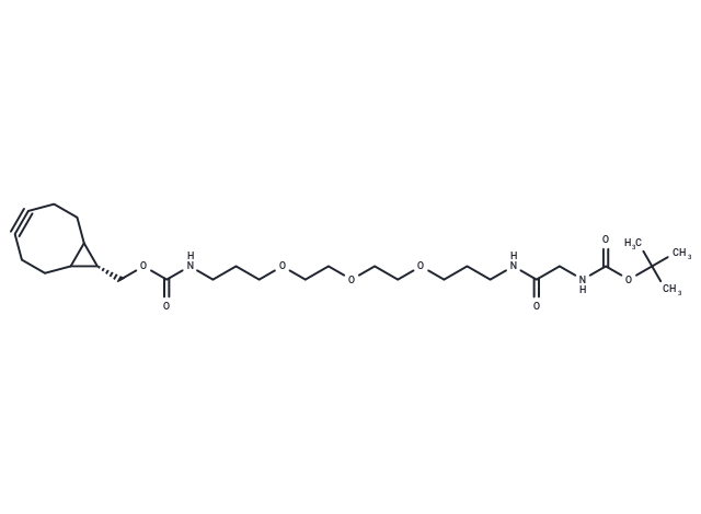 Boc-gly-PEG3-endo-BCN Chemical Structure