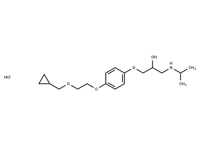 TargetMol Chemical Structure Cicloprolol hydrochloride