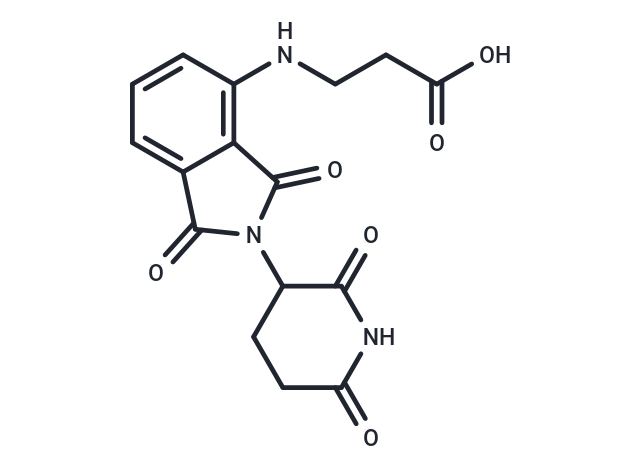 Pomalidomide-C2-acid Chemical Structure